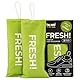 biped FRESH! premium shoe deodorizer - Schuhdeo gegen Geruch und Schweiß - Duft Schuhkissen mit Bambus Aktivkohle - Schuh Geruchsentferner für Sneaker, Schuhe und Sporttaschen z2925(CITRUS, 2 Stück)