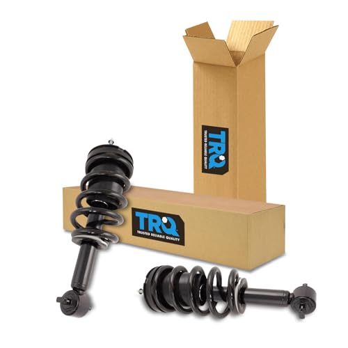 Image of TRQ Front Complete Loaded Shock Strut Spring Assembly Pair for Suburban Tahoe