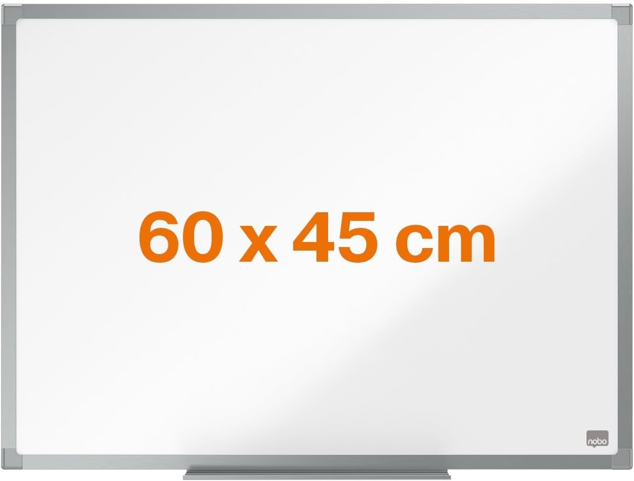 Nobo Essence White Steel Magnetic Whiteboard 600X450mm from B&Q