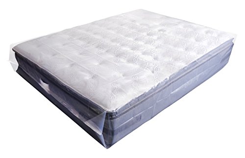 CRESNEL Mattress Bag for Moving & Long-Term Storage - Twin Size - Enhanced Mattress Protection with 5 mil Super Thick Tear & Puncture Resistance Polyethylene (Value Pack of 2pcs) - Thumbnail 2