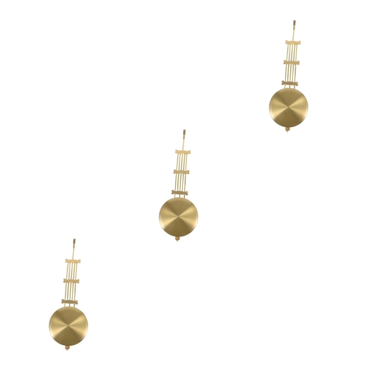 SHINEOFI 3 Pièces Pendule Métallique Élégant pour Accessoire de Remplacement DIY pour Décoration Murale de Pendules Uniques