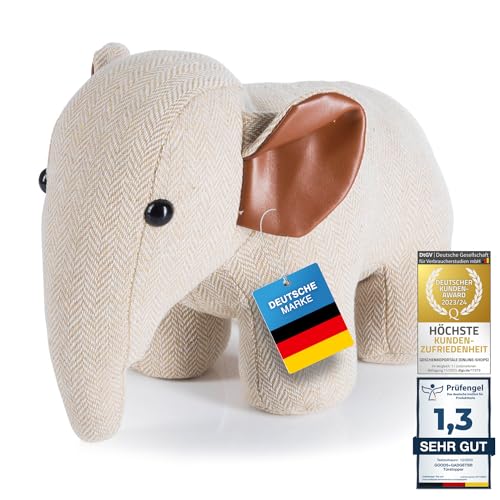 Elefant Türstopper - Süßer Tier-Türstopper Türhalter Türpuffer Türsack Tierform - Handarbeit...