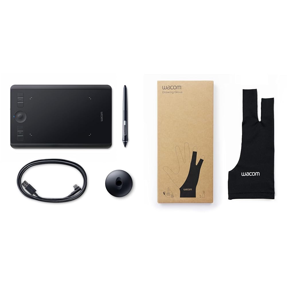 Wacom Intuos Pro S Black With Bluetooth Drawing Tablet Pen - Main Image
