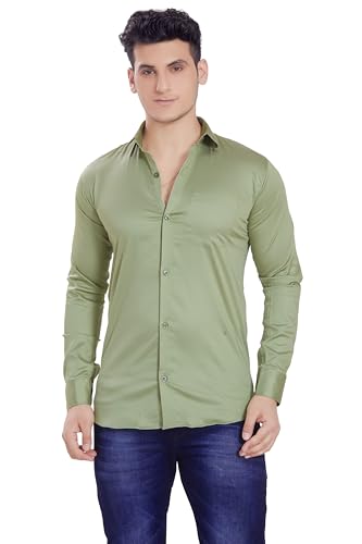 Image of DIVISIVE Men's Solid Slim Fit Shirt