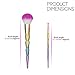 Qivange Makeup Brush Set, 10 In 1 Vegan Colorful Unicorn Makeup Brushes Kids Makeup Kit Unicorn Gifts for Girls Kids Christmas Gift