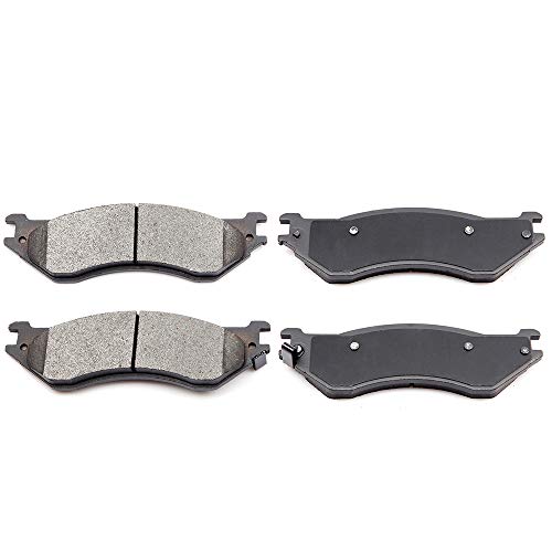 Image of cciyu D702 Rear Ceramic Brake Pads Kits 4pcs fit For Dodge B1500,For Durango,For Ram 1500 Van, For Ford Expedition, For F-150, For F-150 Heritage, For F-250, For F-250 HD 98-02 For Lincoln Navigator