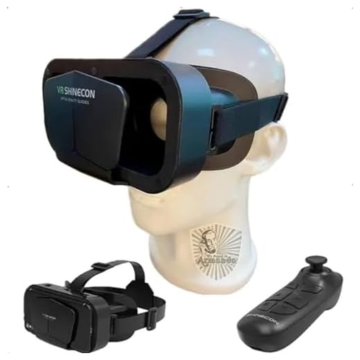 Óculos de Realidade Virtual para Celular Jogos e Vídeos com Controle de Baixo Custo