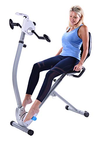 Stamina Seated Upper Body Exercise Bike, Gray