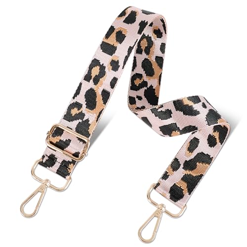 Image of chushui Leopard Print Purse Strap for Women,Adjustable Crossbody Bag Strap