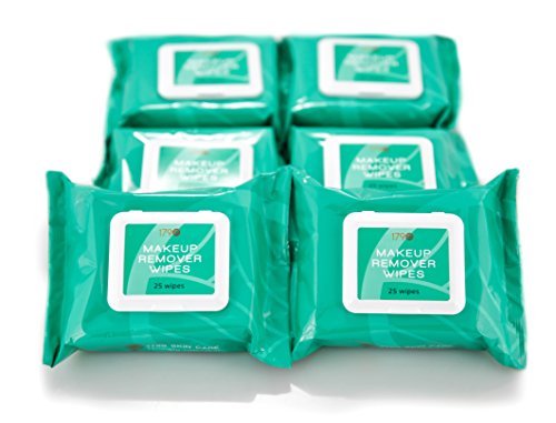 Natural Makeup Remover Facial Cleansing Wipes from 1790 Are the Best Gentle Towelettes For Your Face - Remove Eye Makeup - Kind to Your Skin - Blemish Free Finish (25 Count, Pack of 6)