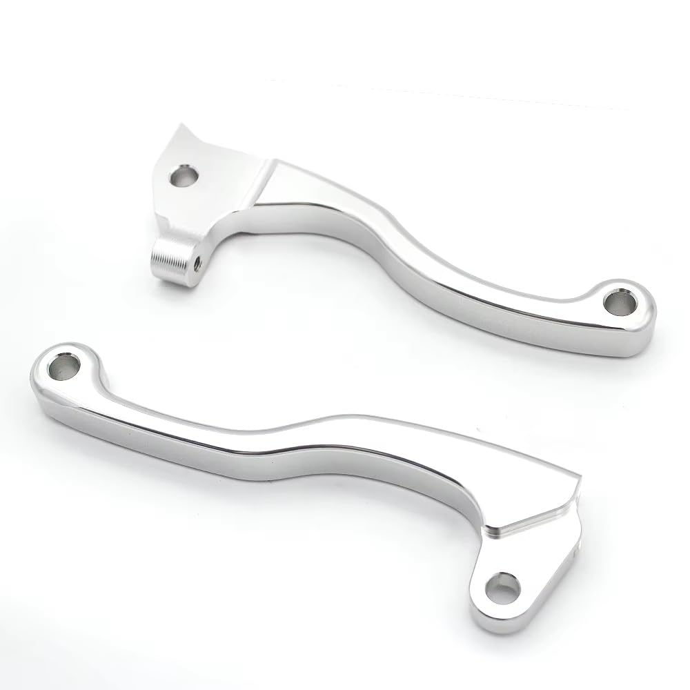 Zhannuobhd Silver Brake Clutch Lever For Ttr125 For Tt225 For Xt225 For Xt250 For Tt350 For Xt350 For Tt600 For Xt600 For Ttr 125 225 250 350 600 Motorcycle Brake Clutch Lever(Silver)