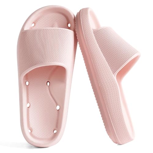 Image of Unisex Arch Support Shower Shoes with Drain Holes Slides
