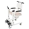 Handicap rolstoel Handmatige lift,Oude Man Nursing Rolstoel patiënt lift Machine,Multifunctionele patiëntenlift toilet douche Commode Rolstoel