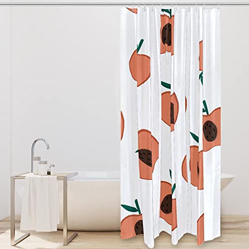 Rideau de douche sans odeur Apples plastique sain imperméable pour baignoire - 3