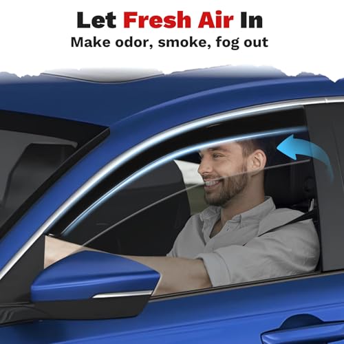 Image of Canvcle Accord Rain Guards - Window Visors for Honda Accord 2023-2025 2026