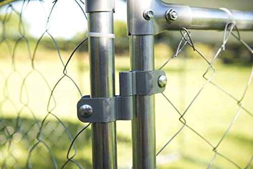 MAGIC UNION Heavy Duty Large Dog Cage Metal Outdoor Pet Playpen Wire Kennel with Water-Resistant Cover Roof Backyard Dog Run House - Thumbnail 6