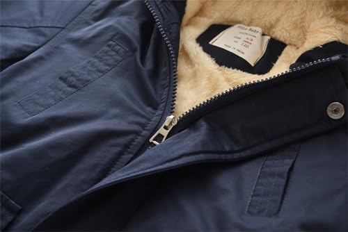 Boys Down Jacket Solid Winter Coat Thick Warm Outwear Kids Hooded Cool 4-13Y4