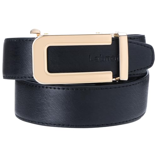 Image of Labnoft Men's PU Leather Auto-lock Belt