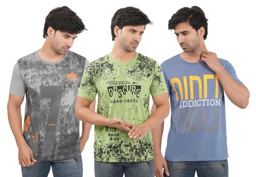 Image of SHAUN Men T-Shirt(104MTC3 $P Pack of 3)