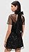 STAUD Women's Ilana Mini Dress, Stardust Onyx, S
