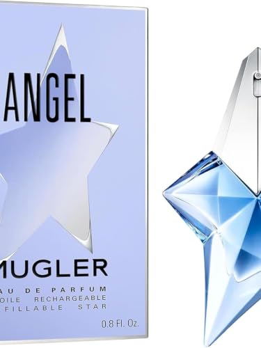 Mugler Angel, Eau de Parfum, Gourmand Oriental Fragrance With Bergamot, Praline, Patchouli and Vanilla Notes, Refillable Iconic Star Bottle, Perfume for Women, Travel Size Spray - Image 6