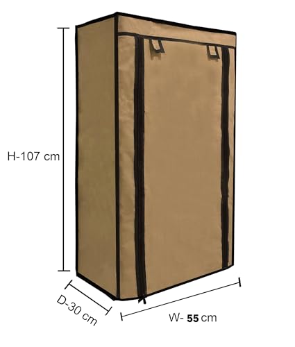 Image of Cover for Shoe Rack Home Only for 6-Layer Portable Foldable Shoe Stand Non Woven Zipper Fabric Cover