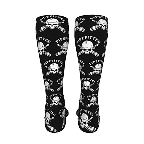 Pipefitters Casual Long Socks for Men's and Women's Soft Comfortable Winter Warm4