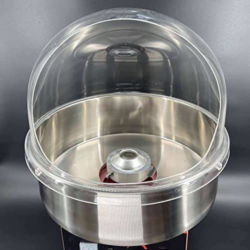 Cubierta para máquina de algodón de azúcar, protector de cúpula de plástico transparente que protege el hilo dental del polvo y los dulces transportados por el aire para golosinas más limpias
