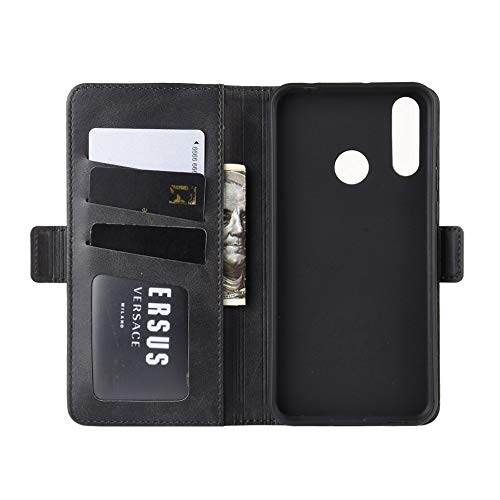 JSLY – Coldre para telefone LG W30 com fivela dupla desequilibrada cavalo negócios Roving com função