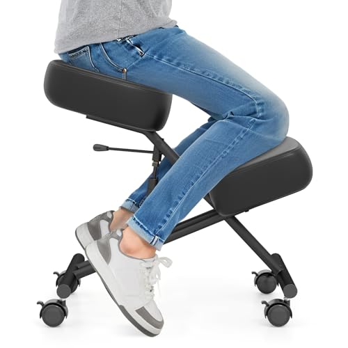 Giantex Ergonomic Kneeling Chair for Office, Knee Stool...