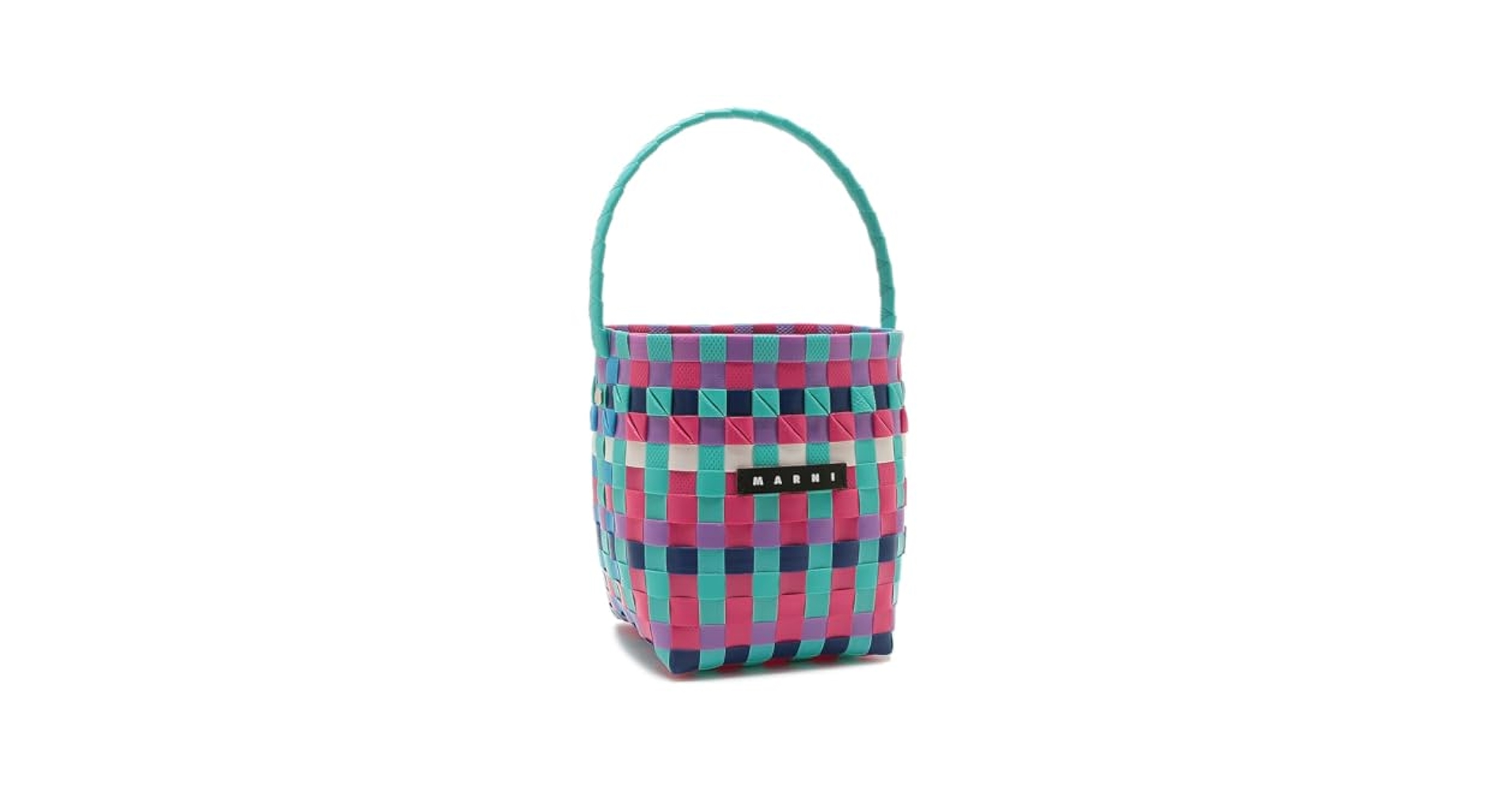 Amazon | [Marni] [マルニ] かごバッグ ブルー レディース