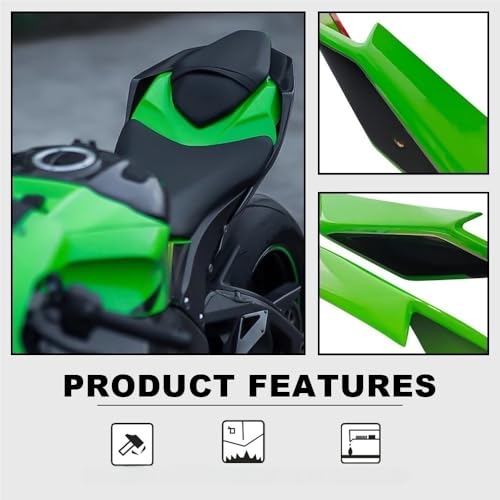 Ailerons fixes pour carénage arrière de ZX10R, finition premium moto 2016-2020 - 3