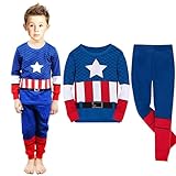 N‘aix Little Boys Pajama Sets Cotton Sleepwear 2-7T (CA-Y6, 4T)