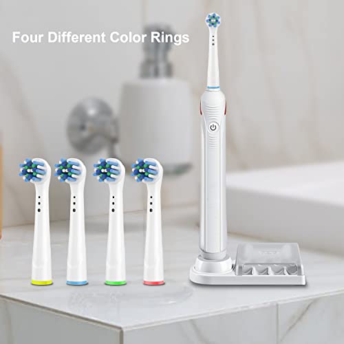 Replacement Toothbrush Heads Compatible With Oral B Braun, 4 Pack Professional Electric Toothbrush Heads For Oral B Pro 1000/500/3000/7000/8000/9600 Toothbrush #TOP6