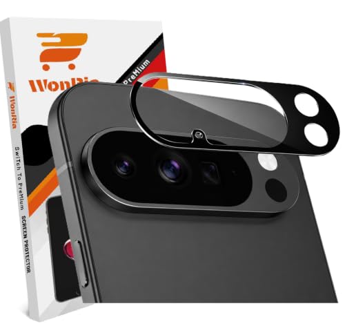 Image of WonRia Pack 1- Back Camera Glass Protector for Google Pixel 10 Pro XL 5G Camera Lens Protector Guard [3D Premium] - Black