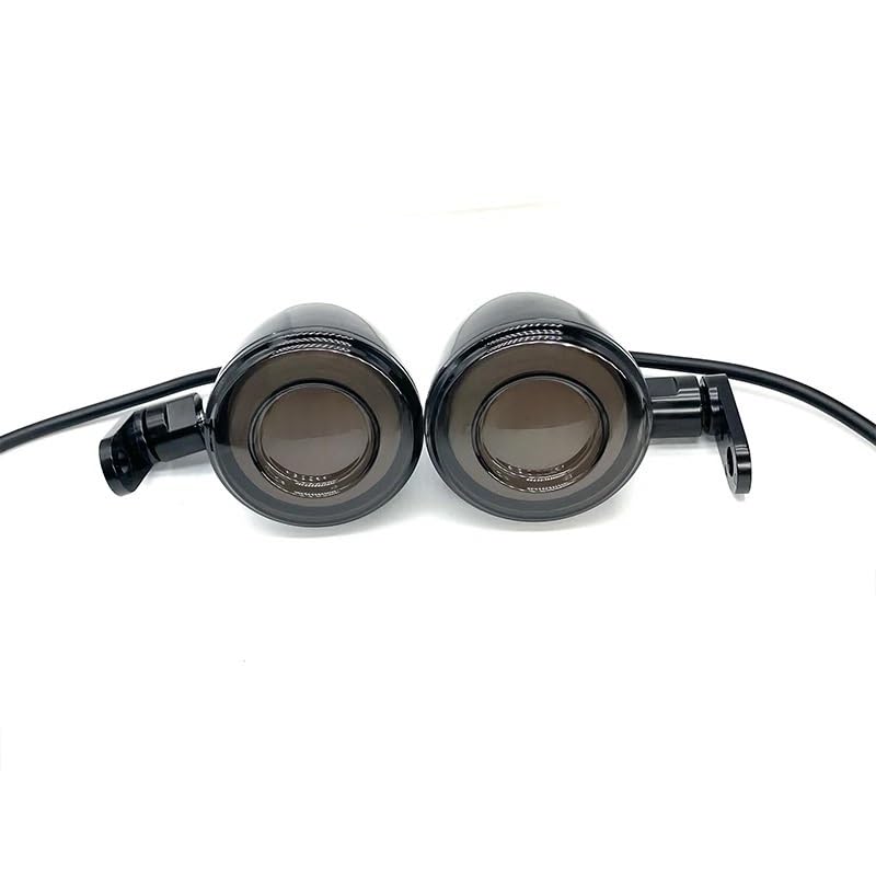 Faro Posteriore Stop Running Luci di direzione anteriori per motociclette, lampadina ambra, lampada segnalazione a LED per Dyna Per Softail Fat Bob Per Sportster 883 1200