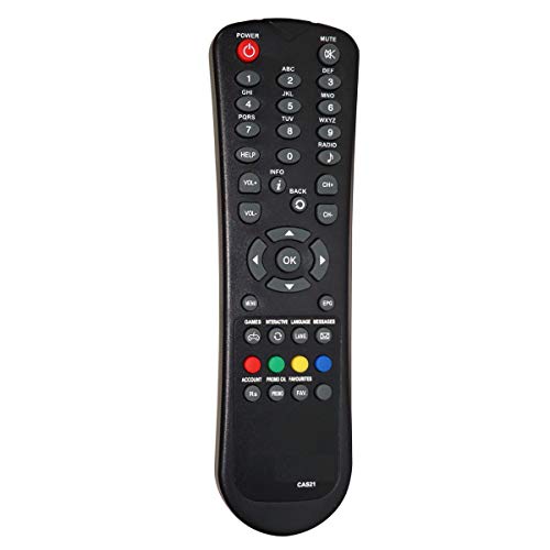 LipiWorld® CAS-21 Set Top Box Remote Control Works with Compatible for Hathway