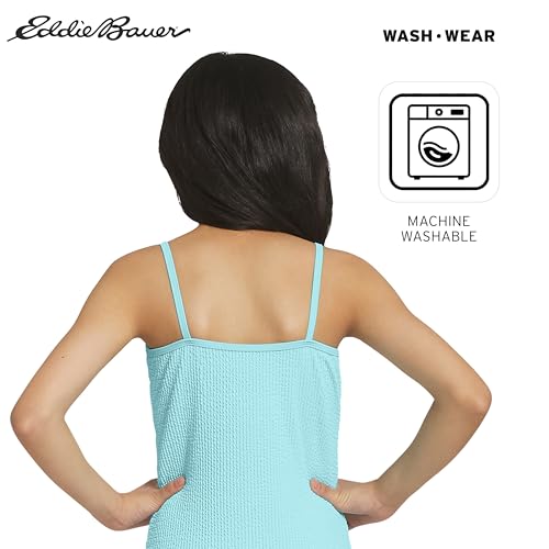 Image of Eddie Bauer Girls' UPF 50+ Scoop-Neck Stretchable One-Piece Swimsuit