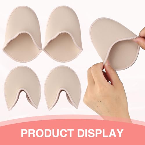 2 pares de protectores para punta de zapatos de ballet miniatura 3