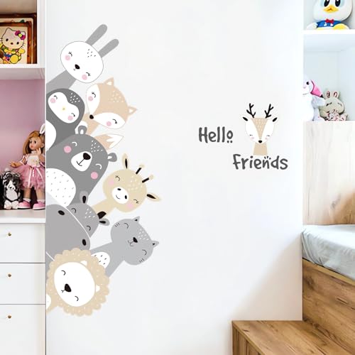 Vinilo decorativo infantil sacinora con animales del bosque miniatura 3