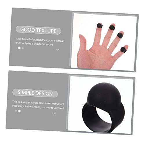 Set de baquetas y protectores para percusión miniatura 4