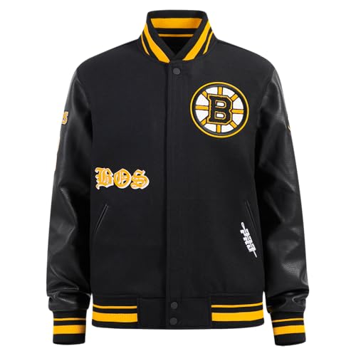 Image of Pro Standard Mens NHL Old English Varsity Jacket