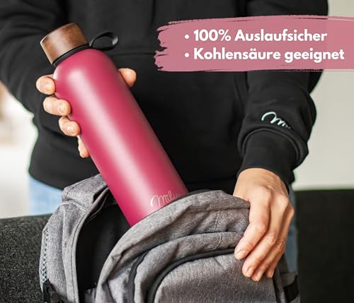 Milu Thermosflasche 500ml Isolierte Edelstahl Thermo Trinkflasche Thermoskanne Auslaufsichere Isolierflasche doppelwandig - Kohlensäure… – Ansicht 5