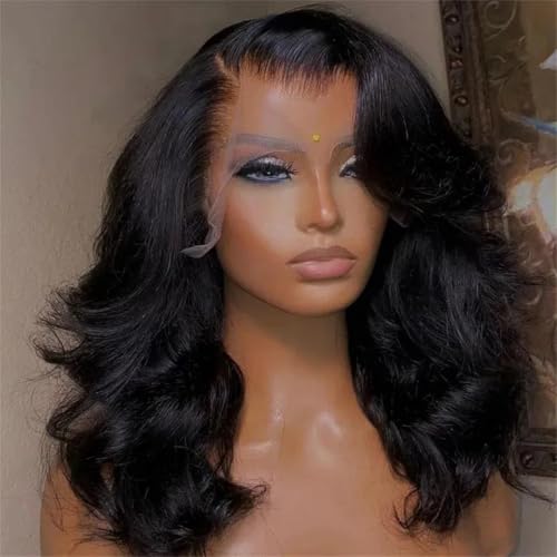 Perruque cheveux naturels sans colle pour stopper la casse des tempes 13x4