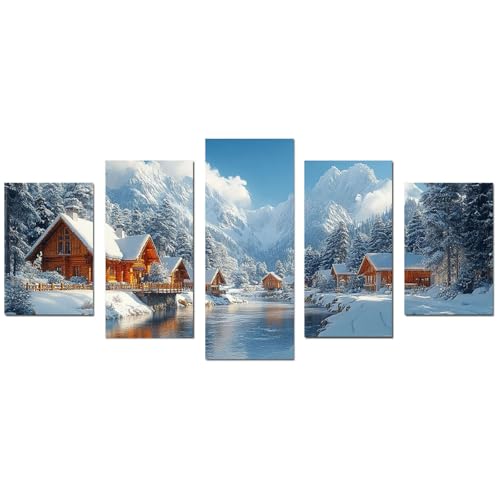 NEKAOEU(�l�J�I�E) 5���Z�b�g�~�̕��i �|�X�^�[ �A�[�g�p�l�� �~�̌ΔȂ̎��� �k�� �� �t ���i �|�X�^�[, �K�^ ���� �G�� �����C �� ���� �q������ ����(�x�[�W��)-100x200cm �z����