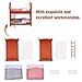 TOPPERFUN 2Pcs Dollhouse Bunk Bed, 4in Mini Calico Bed Furniture, Dollhouse Beds with Ladder, PVC Miniature Doll House Decorative Accessories for Mini Landscape DIY Kit