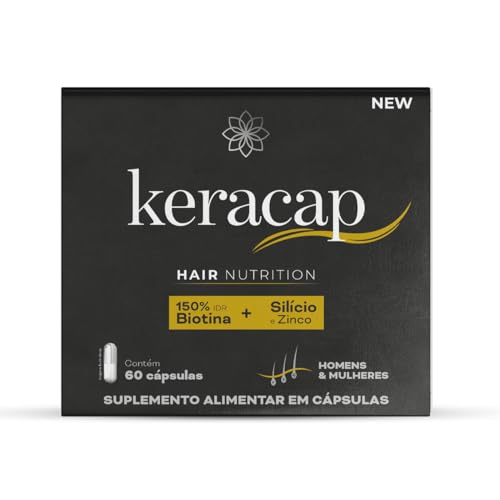 Nutrends Keracap Hair Nutrition Biotina + Silício + Mix De Vitaminas 60 Cápsulas