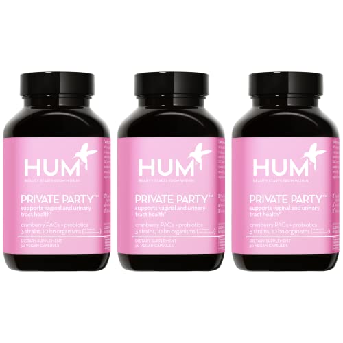 HUM HUM Private Party Vaginal Probiotic pH Balance & Urinary Health, 3 Pack sold by HUM Nutrition - Amazon Seller - US