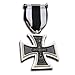 German WW1 Iron Cross 2nd Class 1914 with ribbon - Military Medal for Bravery - Imperial Prussian Medal/Repro