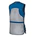 Beretta Unisex Full Mesh Shooting Vest - Breathable Lightweight Competition Vest with Cartridge Pockets & Comfortable Fit, Blue Twilight, Large